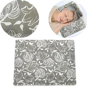 Reusable Gel Ice Pack for Sleeping, Cold Pillow Pad, Head Cooling Ice Pad, Chill Pillow, Relieve Headaches, Migraines, Fevers, Hot Flashes, Night Sweats, Perfect for Children, Adult, Pets (Blue (L))