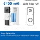 Tapo 2K Wireless Smart Video Doorbell with Chime - 160 Ultra-Wide View,Person Detection, Ring Call, 2-Way Audio, Subscription-Free Local Storage/Optional Cloud, Motion Only Alert, D210