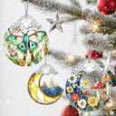 Christmas Ornaments: Stained Glass Ornament, Christmas Tree Ornament, Hanging Ornaments for Home Decor, Xmas Tree Decorations,Exquisite Holiday Decor, Gift & Holiday Present - Monarch Butterfly