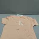 Calvin Klein Women's Monogram Logo Crewneck T-Shirt (Pink, S)