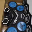 Electric Drum Set, 9 Drums Portable Practice Pad, Electronic Drum Kit with Built in Speakers, Drum Sticks, Headphone Out Jack, Christmas Birthday Gifts for Kids and Adults (Medium)