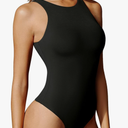 Ewedoos Bodysuits for Women Tummy Control Body Suits Womens Tank Top Bodysuit Racerback Slimming Thong Bodysuit Leotard Size M