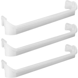 240534901 x2 & 240534701 x1 Refrigerator Door Shelf Rack Bar Replacement-Compatible with Frigidaire Kenmore Door Shelf Retainer Bar-Replaces AP3214630, 948954, AH734935, AP3214631, PS734936