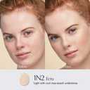 Este Lauder Futurist Hydra Rescue Moisturizing Foundation Makeup SPF 45 for a 12-Hour Glow, 1.2 Fl Oz (1N2 Ecru - Light with cool rosy-peach undertones)