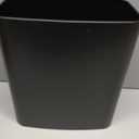 Cesun 3.4 Gallon Bathroom Trash Can, Small Office Garbage Can, Slim Metal Waste Basket for Bedroom, Dorm, Toilet, Near Desk, Under Sink, RV (Black)