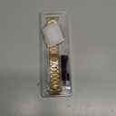 MioHHR Solid Stainless Steel Band Compatible with Apple Watch 38mm(Series 3/2/1) 40mm(Series SE/6/5/4) 41mm(Series 9/8/7) Metal Strap with Soft TPU Case for iWatch Bands for Women and Men, Gold