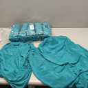 12Pcs Outdoor Cushion Covers, Patio Cushion Covers,Stretch Elastic Slipcovers, Replacement Washable & Reusable Furniture Protector for Patio Couch (Peacock Blue,Cover Only)