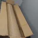 Hardware Cloth 48in x100ft 1 Inch Galvanized, Chicken Rabbit Snake Cage Fence Mesh Roll,Garden Plant Welded Metal Wire Fence,Poultry Animal Netting Cage Screen.