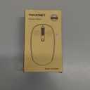 TECKNET Wireless Mouse, 2.4G Quiet Computer Mouse with USB Receiver, 4 Buttons Portable Cordless Mice for Chromebook, Laptop, PC, Mac, 800/1200/1600 DPI - Pink