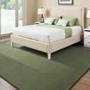 Large 6x9 Area Rugs for Bedroom Living Room, Soft Low-Pile Modern Dorm Rug | Indoor Thickened Memory Foam Non-Slip Washable Carpets for Kids Boys Girls Playroom Dining Room Home Decor, Sage Green