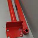 VEVOR Wall Mount Jib Crane, 660 lbs Max Load Capacity Electric Scaffolding Lift, Electric Hoist Holder Swing Arm with Pole, Steel Hoist Frame, 180 Swivel Scaffold Lifting Arm for Electric Hoist