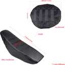 Complete Foam Tall Seat+Non-Slip Seat Cover for CRF50F CRF50 CRF 50 50F SSR 50cc 125cc Pit Drit BIke SDG SSR Coolster