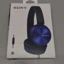 Sony MDR-ZX310AP ZX Series Wired On Ear Headphones with mic, Blue