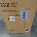 EKO 16 Gal Dual Compartment Motion Sensor Trash Can, Matte Black