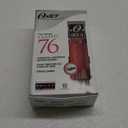 Oster Professional Hair Clippers, Classic 76 for Barbers and Hair Cutting with Detachable Blade, Burgundy (7 Piece Set)