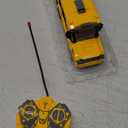 RC School Bus - Remote Control Car Vehicles, 2.4G Opening Doors City Buses Toy Classic Baby Vehicle, Remote Control Car with LED Lights School Bus Toy, Gift for Children Kids Boys Girls Age 3-6