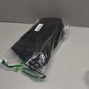 Canvas Tote Bag for Women, Large Shoulder Bag with Laptop Compartment & Zipper, Ideal for Work Travel College Teacher (Black)