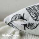 FUTEI Fall Pumpkins Throw Pillow Covers 12x20 Inch Set of 2,Soft Faux Cashmere Lumbar Pillow Cases for Autumn Thanksgiving Holiday Home Decorations