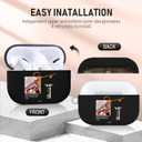 for Airpods Pro 2 Case, Cute Cool Sports Red Shoe Pattern TPU Soft Case with Cleaner Kit & Keychain