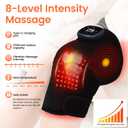 Red Light Therapy for Knee, Heated and Massage Knee Brace for Pain Relief, with 5 Heat Levels & 8 Vibration Modes,Infrared Red Light Therapy for Body/Elbow/Shoulder,Gifts for Women Men.
