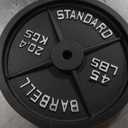 Synergee Standard Metal Weight Plates with 2 Opening for Bodybuilding, Olympic & Power Lifting Workouts. Metal Weight Plates Sold in Singles, Pairs & Sets. from 2.5 to 45 Pounds.