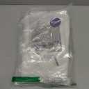 MIULEE Short Sheer Curtains 45 Inches Long, 4 Panels Set, Light Filtering Rod Pocket Curtains for Kitchen/Bathroom Small Windows, 42W x 45 Inches, White