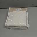 Boho Beige Shower Curtains for Bathroom Cotton Striped Shower Curtain with Tassel 72 X 72