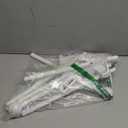 ENJOYBASICS No Drill Curtain Rods for Window 48 to 84 Inches, 5/8 Inch Diameter Renter Friendly Drapery Rod with Adhesive Brackets without Drilling, Adjustable from 27 to 90 Inches, White