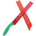 Multifunctional Watermelon Knife Extended Watermelon Cutter Slicer with Stainless Steel Melon Knife Cheese Cutting Tool for Kitchen 16,5 in