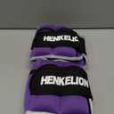 Henkelion 1 Pair 2 3 5 10 Lbs Adjustable Ankle Weights for Women Men Kids, Strength Training Wrist and Ankle Weights Sets for Gym, Fitness Workout, Running, Lifting - Black Grey Pink Blue Purple