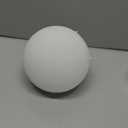 BENECREAT 5Inch White Frosted Glass Globe Lamp Shade, Replacement Lampshade Cover for Wall Sconce, Pendant Lighting Fixture, Vanity Light, Ceiling Light, Hole: 2.4Inch