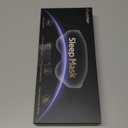 Fygrip 3D Eye Mask Sleep Mask for Men & Women, 100% Pressure-Free & Light Block-Out Eye Mask for Sleep with Easy Adjustable Strap, Night Eye Cover for Travel, Black