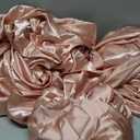 FreshCulture Satin Sheets Queen Size Bed Set- 4 Piece Luxury Soft Silky Queen Sheet Set, Similar to Silk Bed Sheets with 1 Deep Pocket Fitted Sheet, 1 Flat Sheet & 2 Pillowcases (Blush)