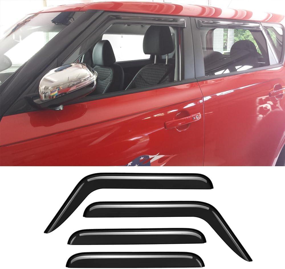 94842 4pcs Sunproof Waterproof Side Window Wind Deflector, Rain Guards Window Visor Protective Replacements, Easy Install & Perfect Fit for 2019-2025 Chevy Blazer, Block Rain Wind & UV Rays