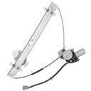 Obaee 748-129 Front Left Driver Side Power Window Regulator with Motor Compatible with Honda Pilot 2003 2004 2005 2006 2007 2008, Replace OE 72250-S9V-A01, 72250-S9V-A02 (6 Pins)
