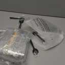 FFNIU 60Pcs Mini Loaf Pans with Lids and Spoons, Aluminum Foil Baking Pans, Rectangle Mini Cake Pan, Brownie Baking Cups for Picnics Party (Gold)