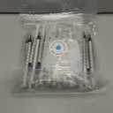 100 Pcs 1ml 1cc Syringe No Needle Plastic Syringe with Caps for Pets Oral, Refilling, Oil or Glue Applicator, Measuring or Transfering Tiny Amount of Liquids (White)