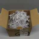 Christmas Snowflake Icicle Lights,8.2 FT 144 LED Snowflake Lights Outdoor with Timer,8 Modes Waterproof Connectable Christmas Light Plug in for Curtain Eave Window Indoor Outdoor Decor(White)