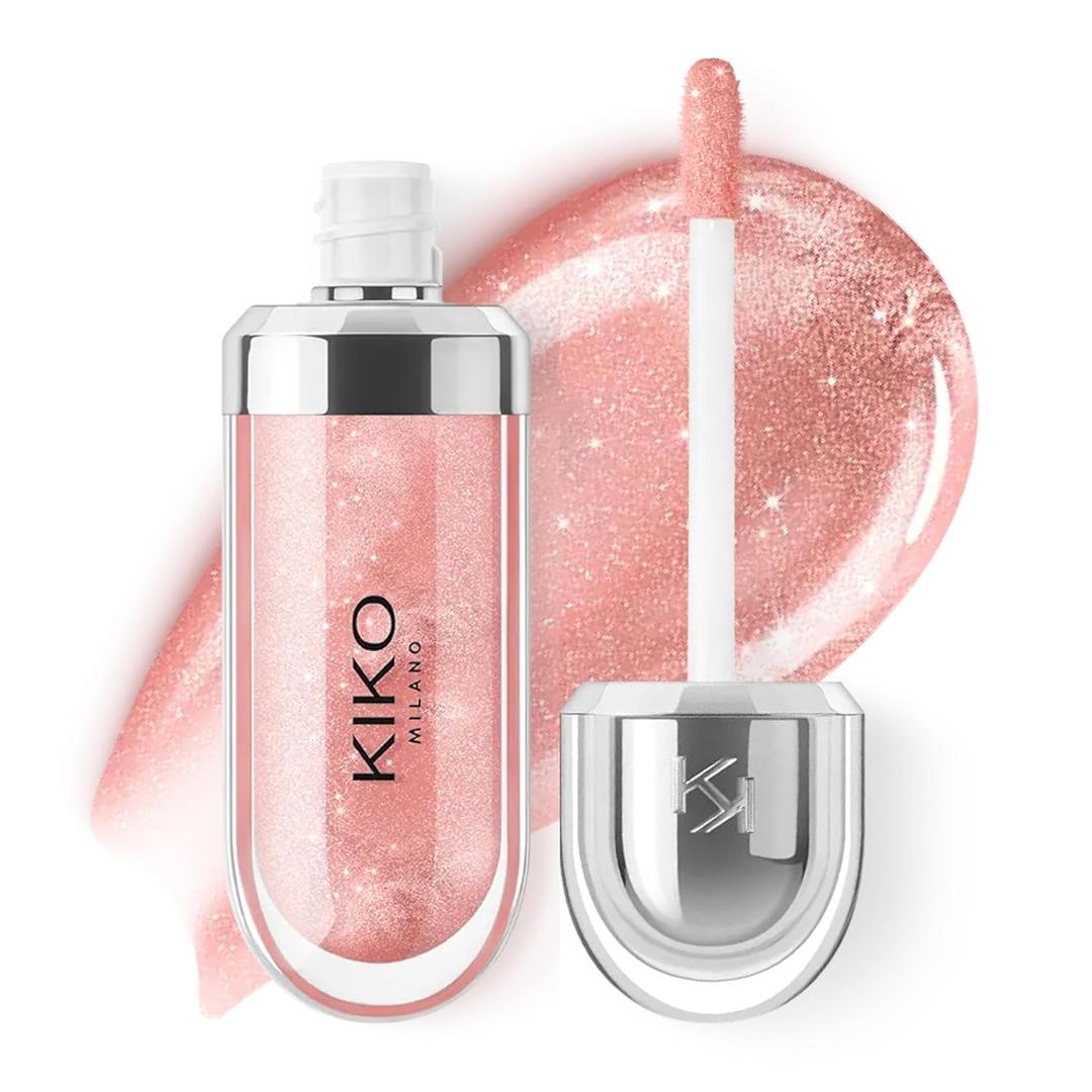 KIKO Milano 3D Hydra Lip Gloss  High Shine, Hydrating, Plumping, Non-Sticky, Moisturizing Lip Makeup (31 Pearly Shell)