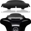 Rich Choices 6" Motorcycle Windshield Windscreen Wind Splitter Compatible with Harley Davidson Touring Street Glide Electra Glide FLHT FLHTCU Ultra Classic Glide FLHX FLHTK Tri Glide 1996-2013