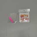 Medium-Size - Luxury Medium Almond 3D False Nails Women Reusable ABS Material Finger Printed Nail Tip French Salon Design Artificial Fingernail-M-size (101)