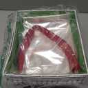 Cholemy 24 Pieces Christmas Gift Baskets Empty Kit Include 8 Kraft Market Trays 8 Bags and 8 Bows Elf Belt Candy Cardboard Baskets for Gifts Empty with Handles (Elf Belt)