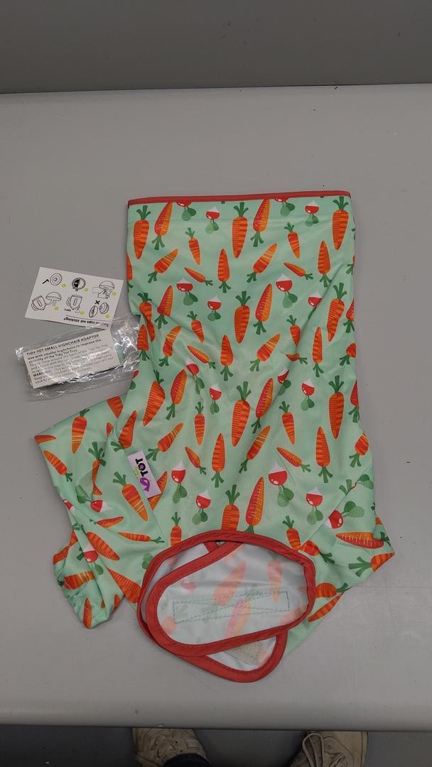 Tidy Tot - Long Baby Bib - Mess Proof Long Sleeve Feeding Smock with Large Food Catcher Pocket - Waterproof Bib 