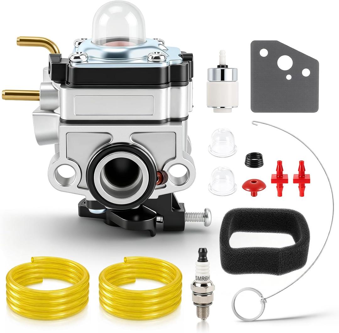 MOTOALL 753-05908 AC5 Carburetor Air Filter Carb for Craftsman 25cc Handheld Blower Cub Cadet HB425 BV428 Troy-Bilt TB4SC Yard Man YM45SC Gas Blower