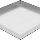 Upgraded 32" x 30"2.5" 304 Stainless Steel Washing Machine Drip Pan,Heavy Duty Washer Drip Tray with Anti-slip Bottom Pad-Free with this Multi-Purpose Washer Drip Pan
