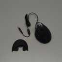 DELUX Wired Ergonomic Vertical Mouse, Vertical Mouse for Medium Hands, Removable Wrist Rest, Silent Click Ergo Mouse, Up to 4200 DPI, 6 Programmable Buttons, Compatible with Laptop/PC (M618XU-Black)