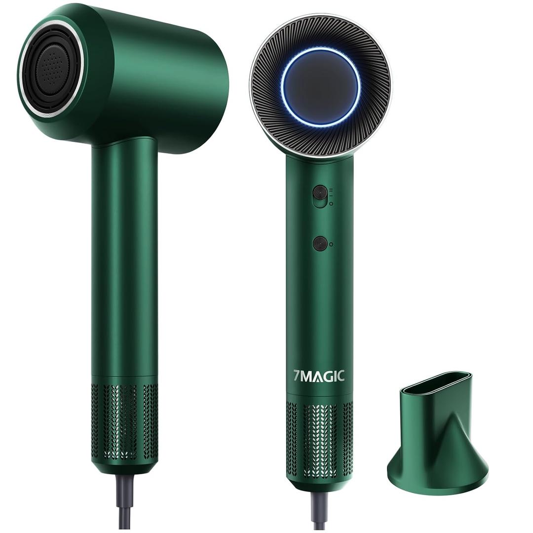 7MAGIC High-Speed Hair Dryer,Green