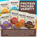 BIENA Chickpea Snacks - Crunchy Roasted Chickpeas - High Fiber Vegan Protein Snack for Adults & Kids - 6-Pack, 5 oz Bags - BBQ, Habanero, Honey Roasted, Lil' Bit of Everything, Sea Salt, Rockin' Ranch (EXP 03/04/27)