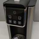 KIDISLE Hot & Iced Coffee Maker with Bold Setting, Single Serve Coffee Maker for K Cup and Grounds, 6-14 Oz Brew Sizes, 50 Oz Removable Water Tank, One Cup Coffee Machine with Reusable Filter, Black