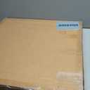 LZRS Clear Dog Gate for Indoor Use - Transparent Pet Fence with Solid Hardwood and Plastic Board, Stylish & Durable freestanding Pet Gate for Doorways, Stairs and Hallways-3 Panel White